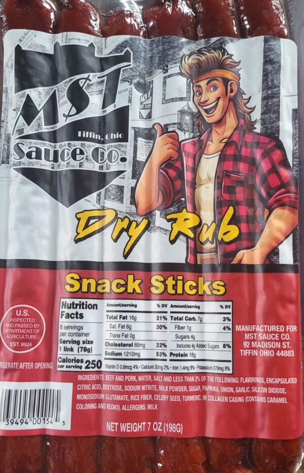 MST Dry Rub Snack Sticks – Bold, Smoky, and Protein-Packed