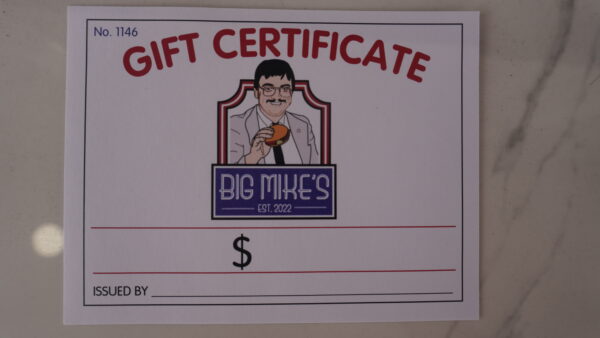 Big Mikes Gift Card